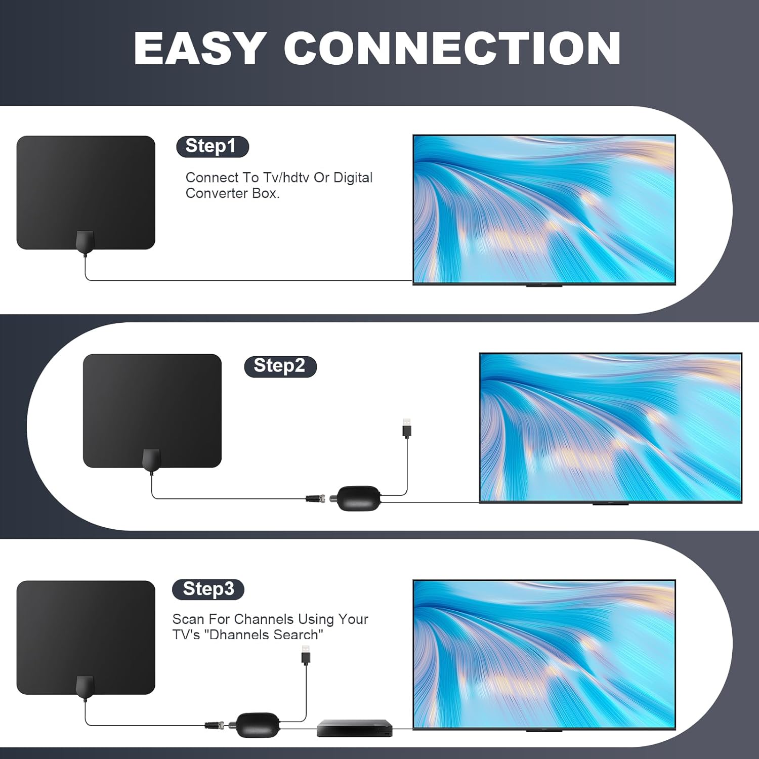 Thumbnail 5 de Indoor TV Antenna 16ft