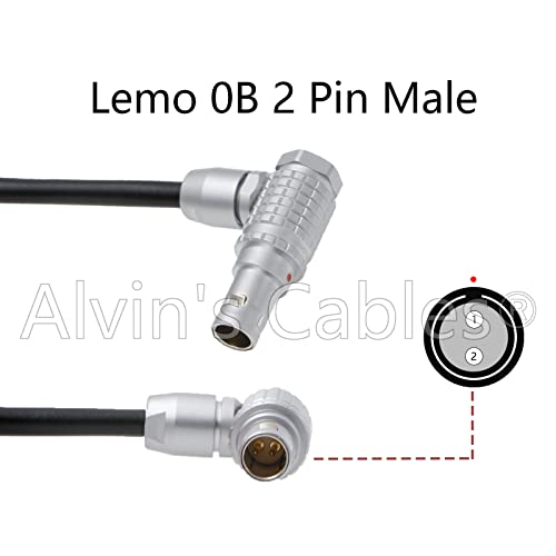 Detalle de Alvin's Cables 2 Pin Male Right Angle to D-Tap Power Cable for Teradek Bond – 45cm