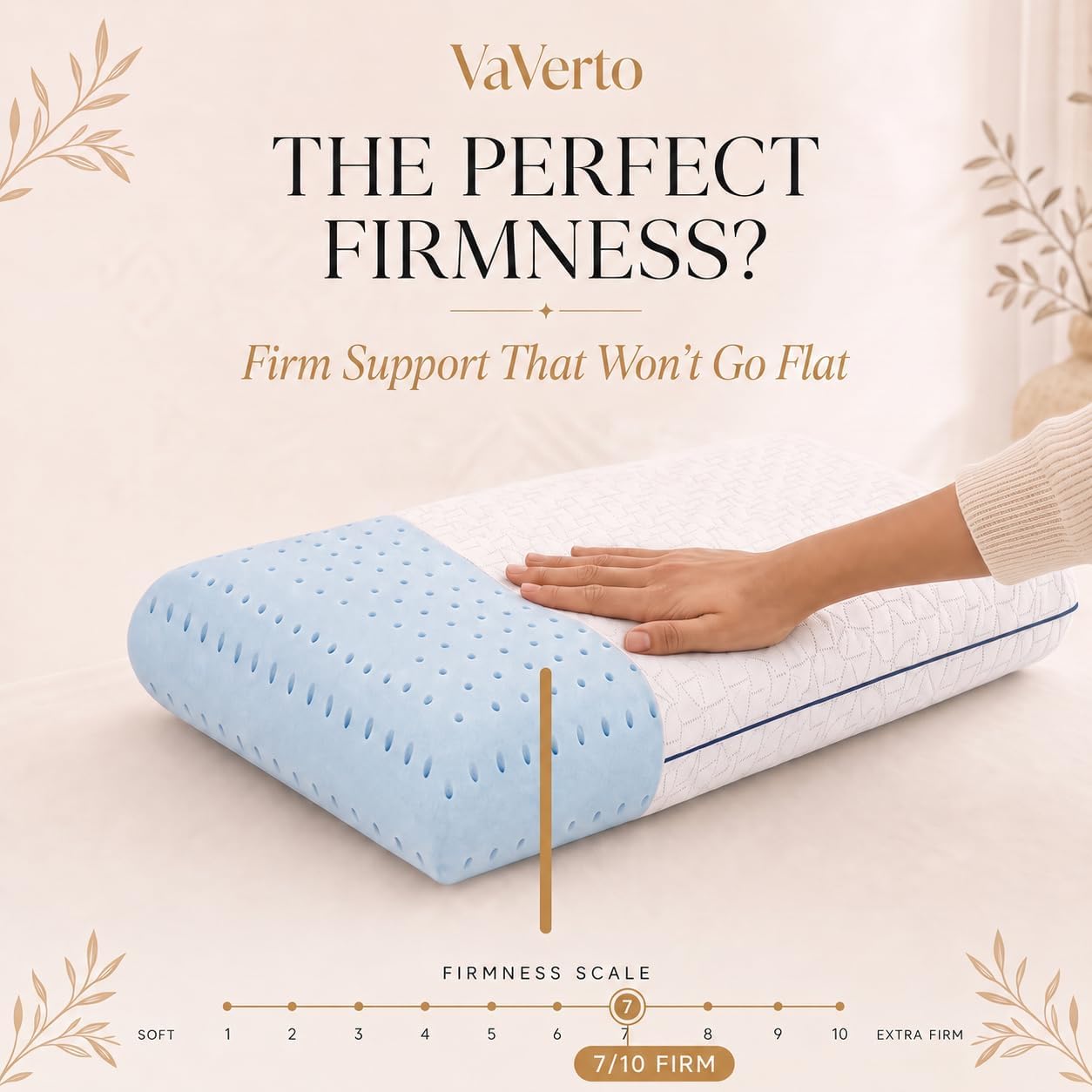 Detalle de Vaverto Memory Foam Pillow, King Size