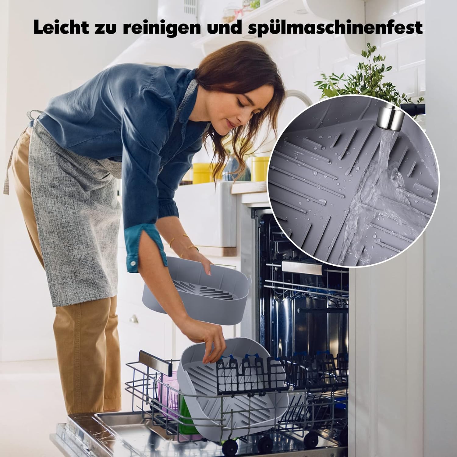 Thumbnail 6 de BISNIE Silikonform 20 cm für Airfryer