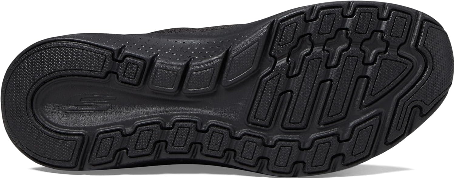 Detalle de Skechers Femme Arch Fit 2.0 Big League – baskets à laçage, mesh noir et détails gunmetal (39,5)