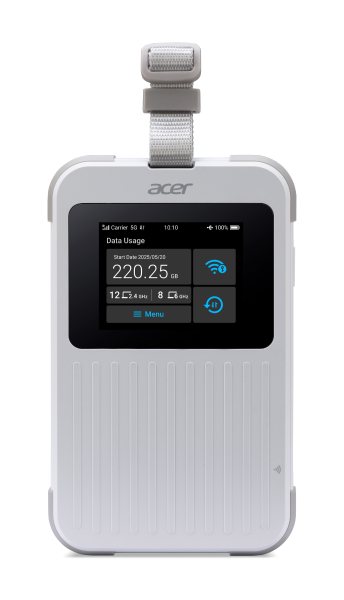 Detalle de Acer Móvil Hotspot Wi‑Fi 5G | Acer Connect M6E: conectividad ultrarrápida para viajes