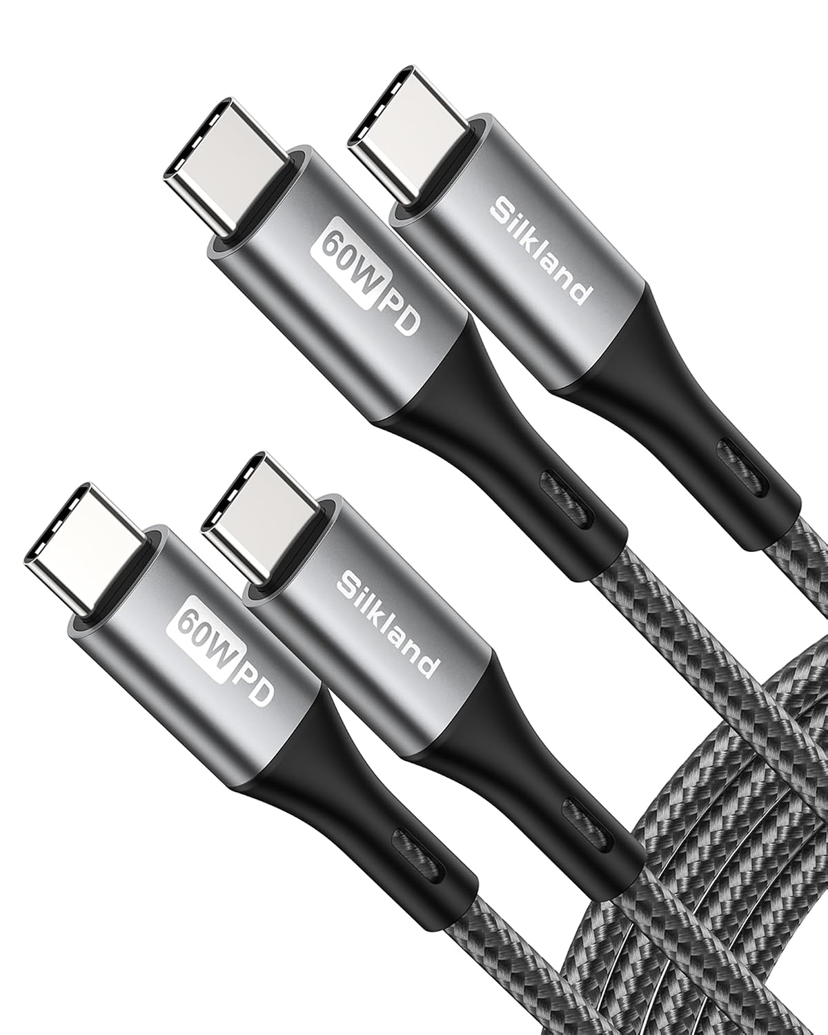 Detalle de Silkland USB C auf USB C Kabel 2M 60W