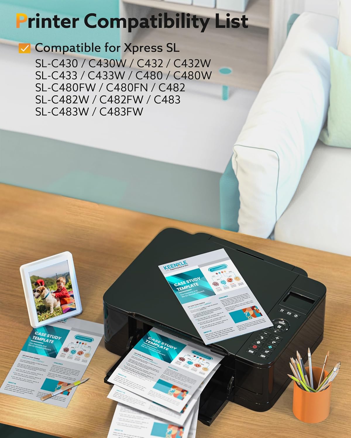 Thumbnail 1 de 4er-Pack CLT-K404S / CLT-Y404S Toner kompatibel für Samsung Xpress CLT-404S Serie – Schwarz, Cyan, Magenta, Gelb