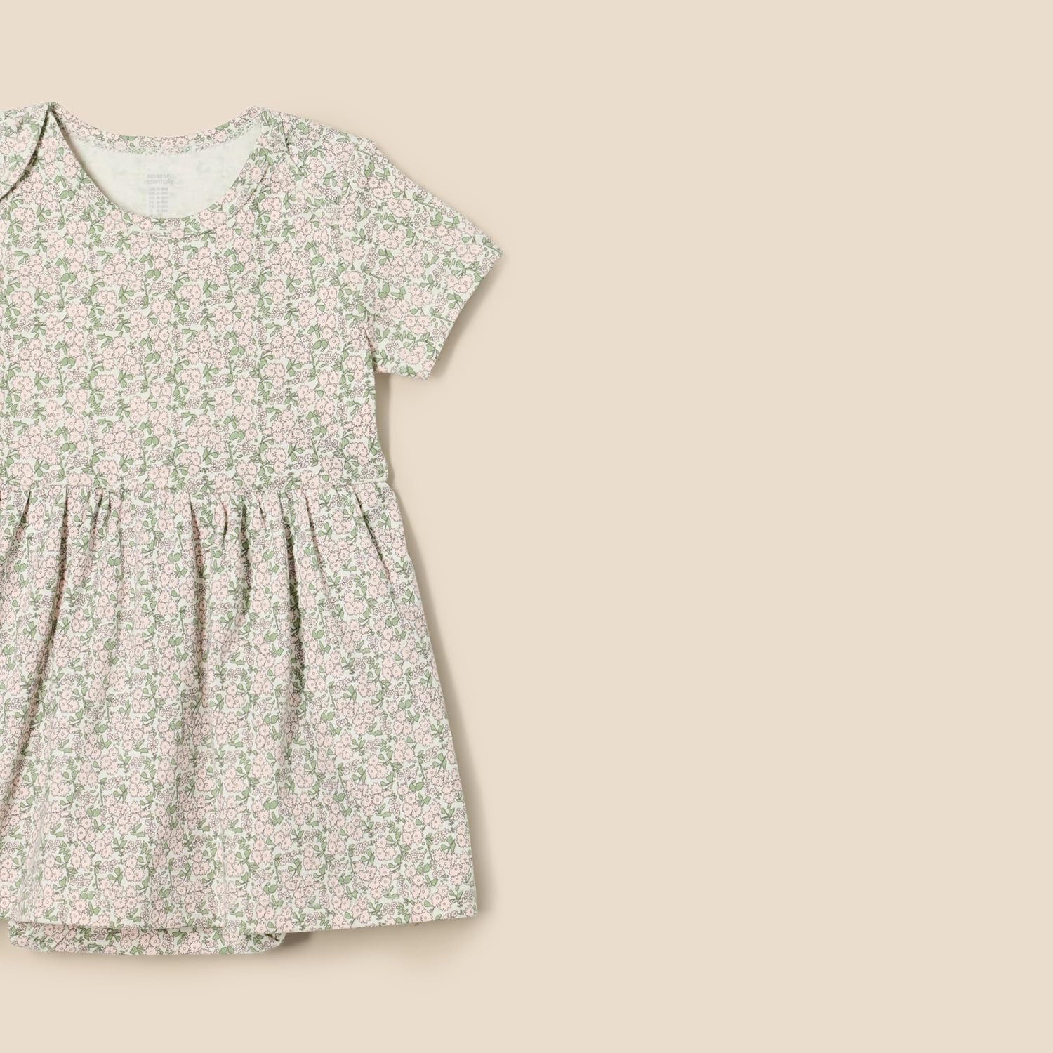 Thumbnail 1 de Amazon Essentials Baby Mädchen Enges Kurzarmkleid (3er-Pack) aus 100 % Baumwolle