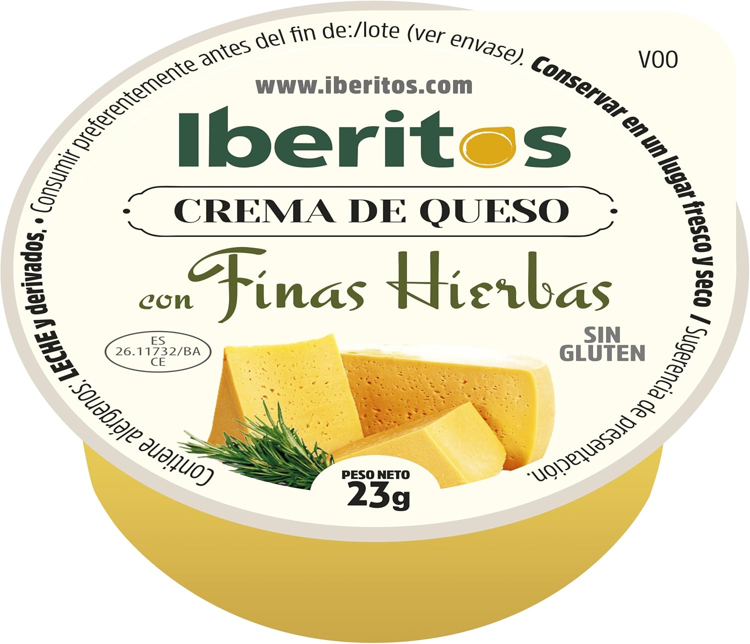 Detalle 2 de Iberitos Surtido Quesos Crema monodosis 18x23 g