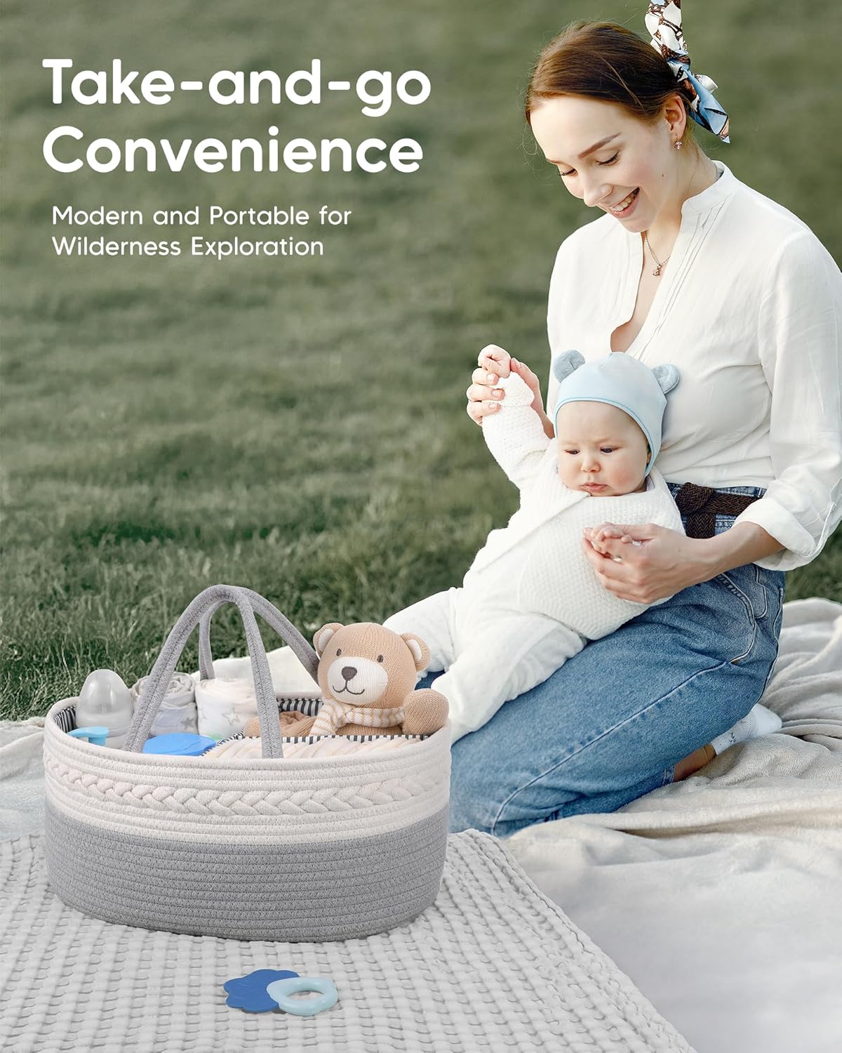 Thumbnail 4 de Maliton Nappy Caddy 1 organiser for newborns