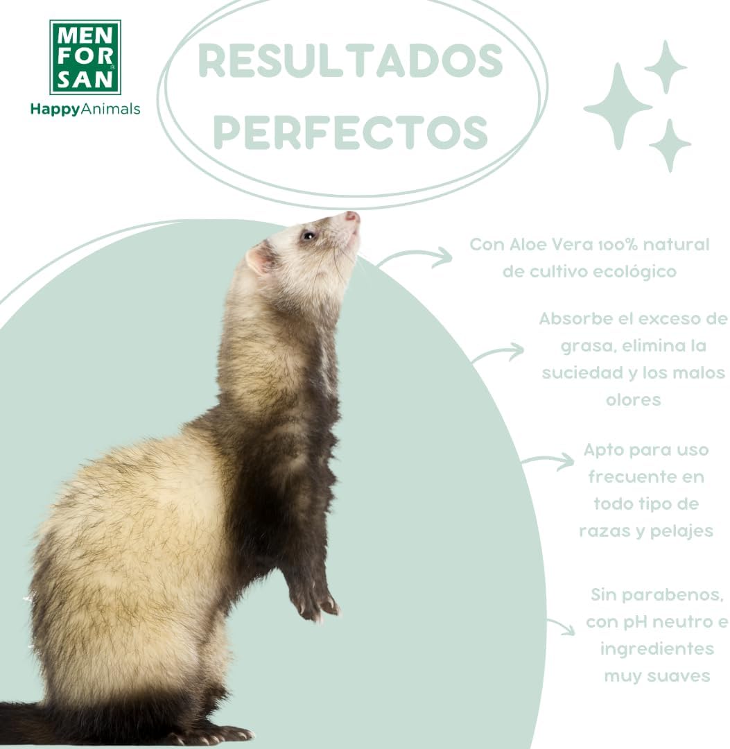 Thumbnail 3 de Shampooing Men for San Mousse Aloe Vera Rongeurs Furet (200 ml)