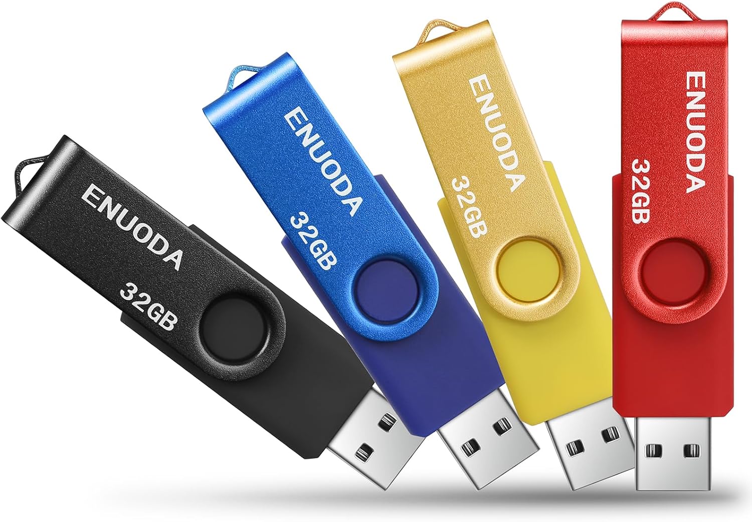 Detalle de ENUODA Clé USB 32 Go – Clef USB 2.0 Bleu avec LED, mini et fiable