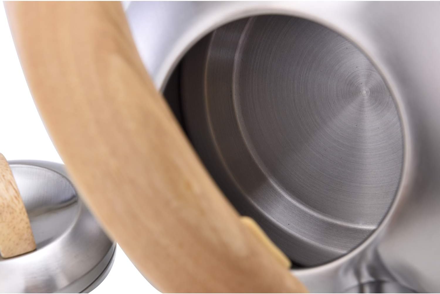 Thumbnail 2 de Bouilloire sifflante Laguiole 3 L en inox avec manche en bois