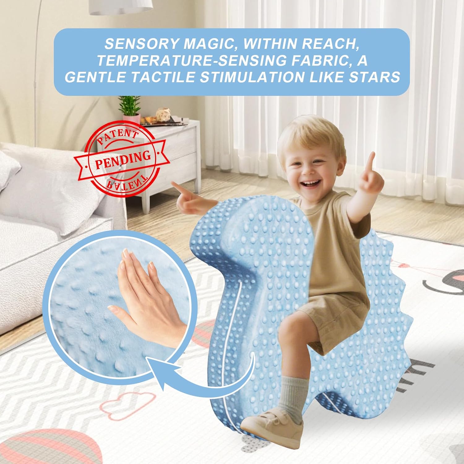 Thumbnail 6 de Irrical sensory compression chair 26 x 28 x 9 inches