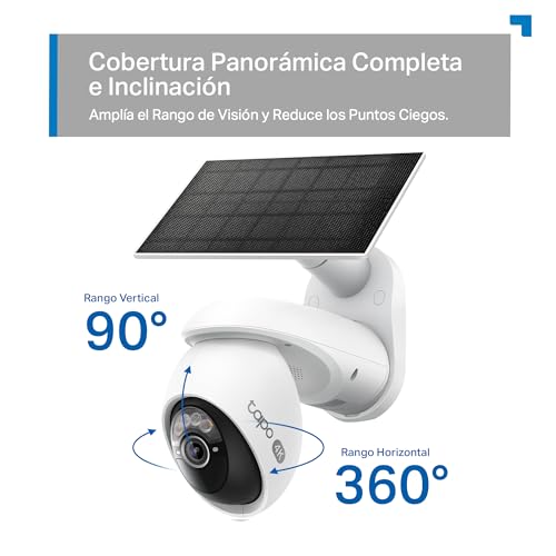 Thumbnail 3 de Tapo C660 Kit: Cámara de Seguridad WiFi 4K con Panel Solar y Visión 360°
