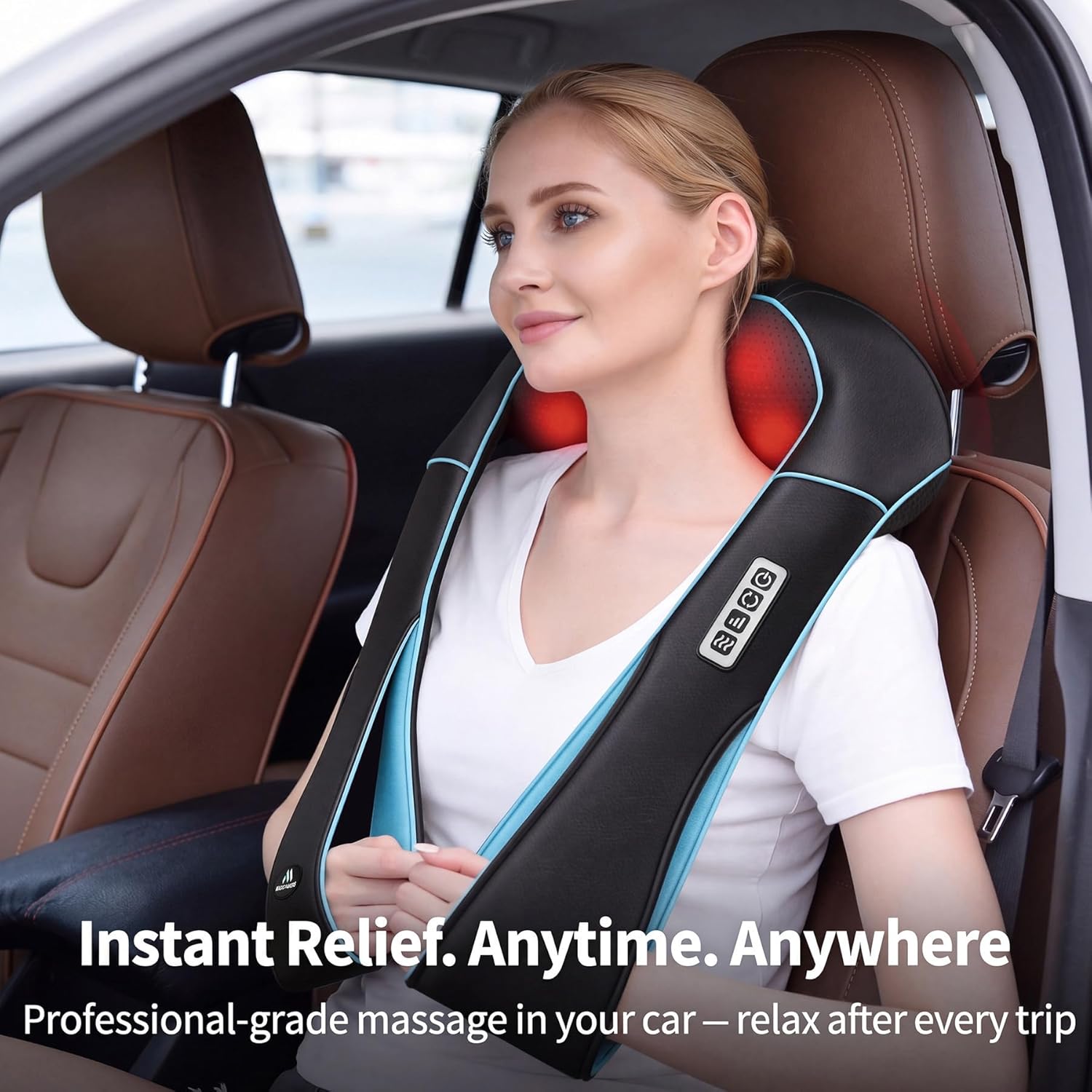 Thumbnail 4 de MagicMakers Electric Shiatsu Neck Massager with Heat