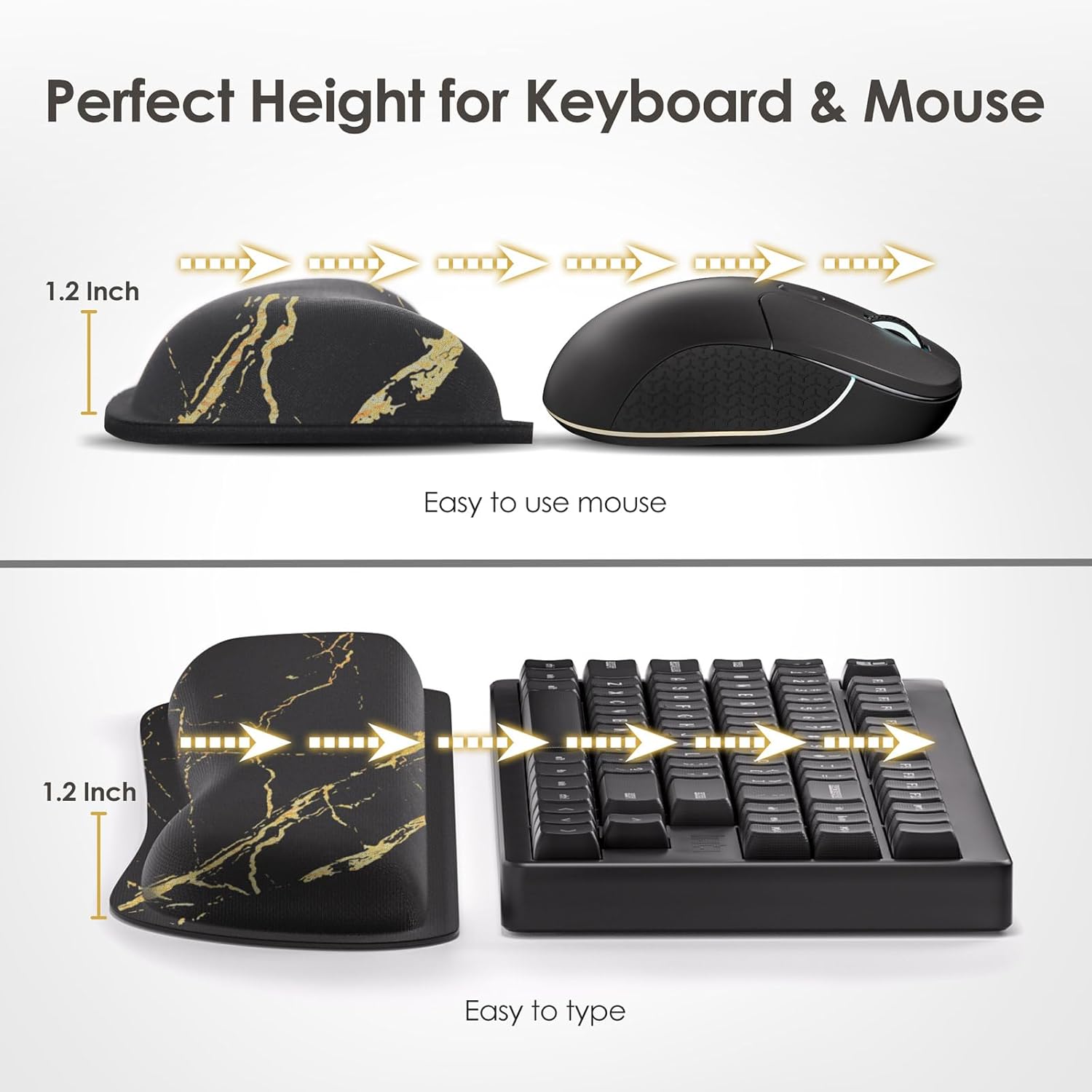 Thumbnail 5 de Gimars Handballenauflage 3 cm Gelpad für Tastatur 📎