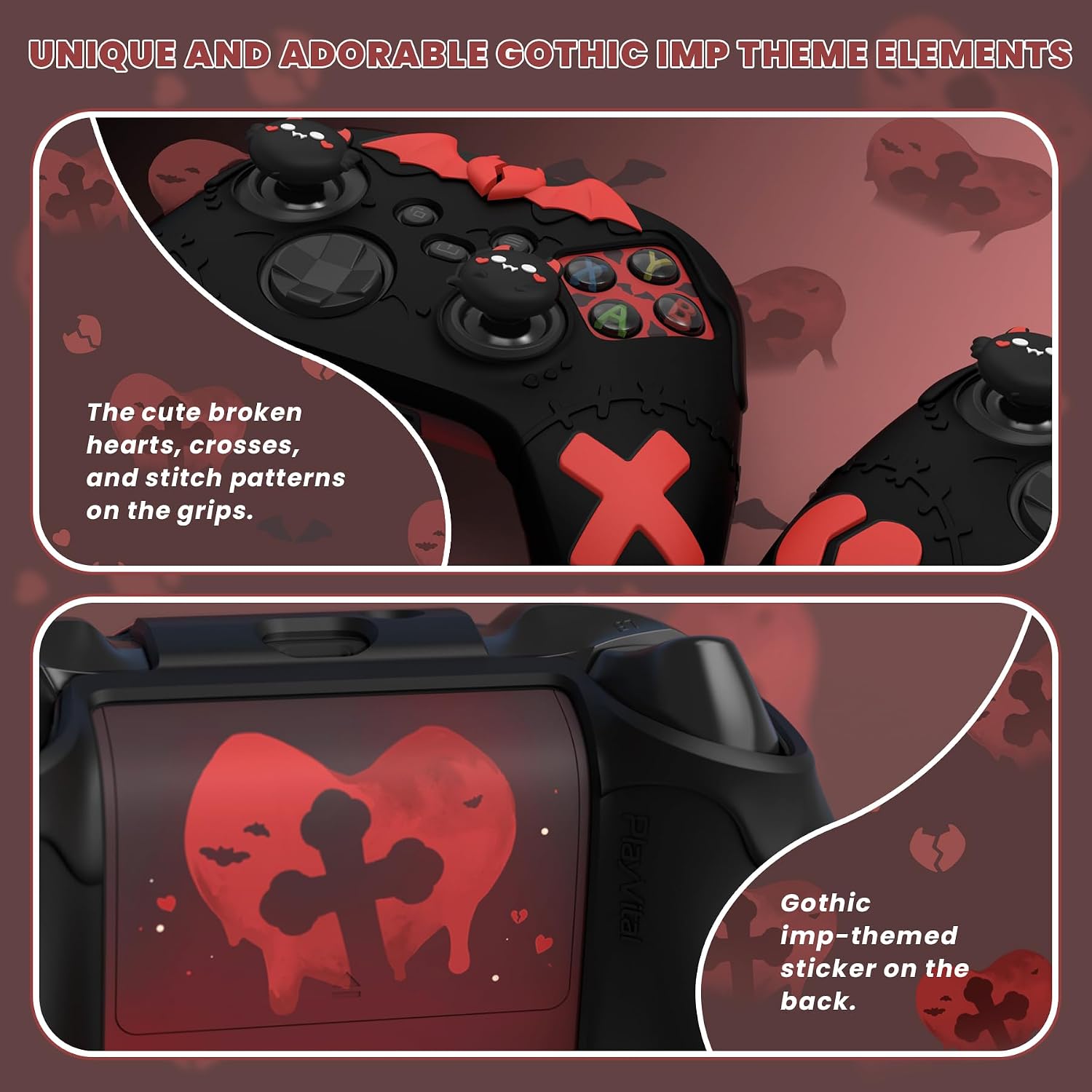 Thumbnail 5 de PlayVital Cute Silikon Hülle für Xbox Series X/S Controller