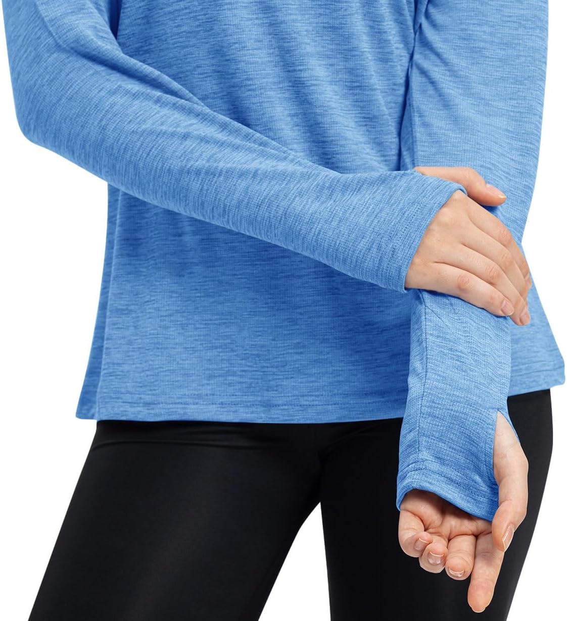 Detalle de TBMPOY Women's Sun Protection Hoodie Shirt