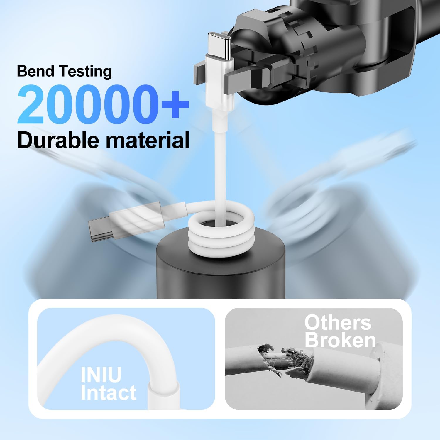 Thumbnail 4 de USB‑C auf USB‑C Kabel (2er‑Pack) 2 m, 60 W – für schnelles Laden mit PD und Datensync (USB 2.0, 480 Mbit/s)