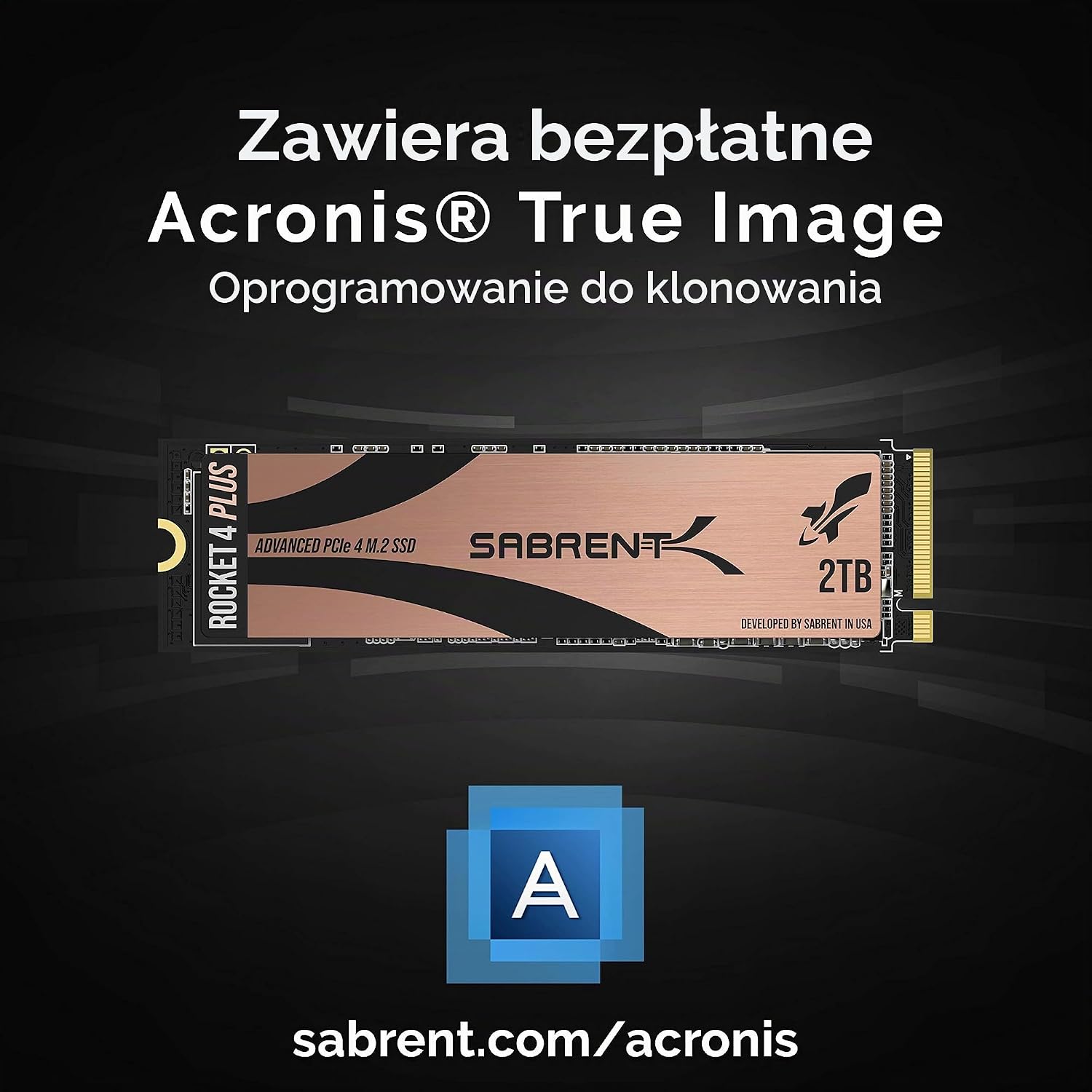 Detalle 2 de Sabrent 2TB Rocket 4 PLUS SB-RKT4P-2TB, SSD NVMe PCIe 4.0 M.2 2280