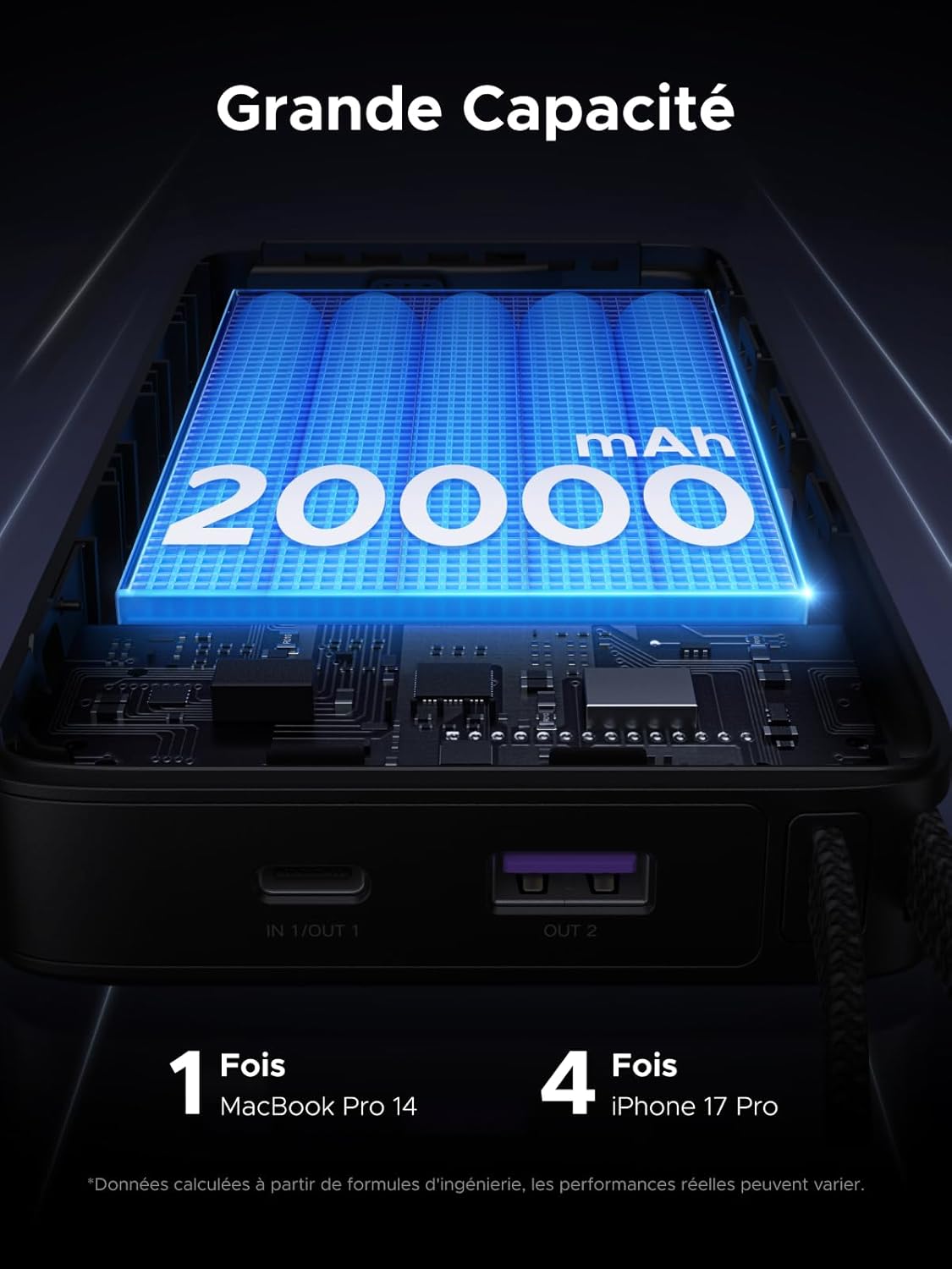 Thumbnail 1 de UGREEN Nexode 20000mAh batterie externe