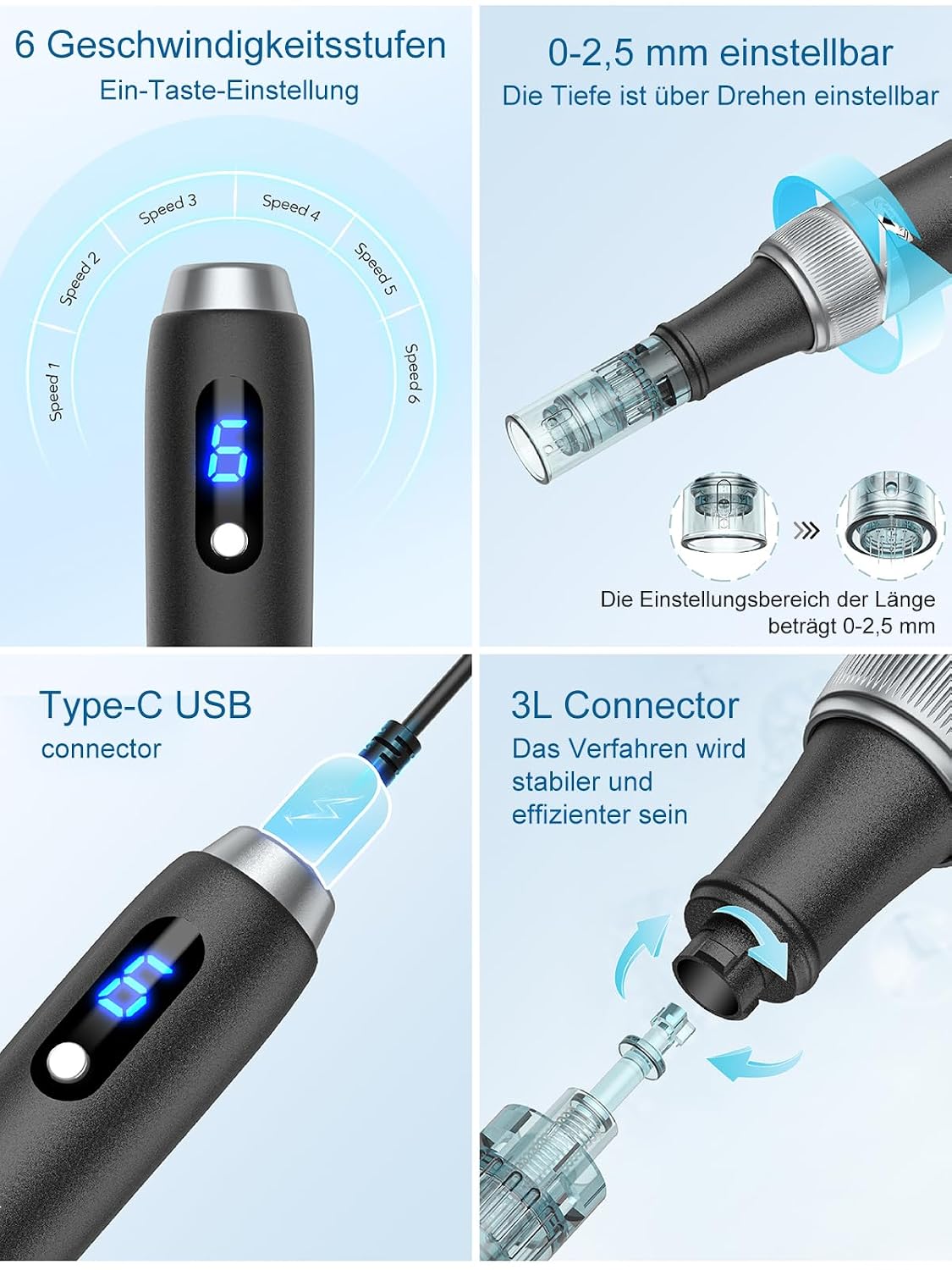 Detalle 2 de Dr. pen Ultima M7S Microneedling Pen 2025 27 Ersatzkartuschen