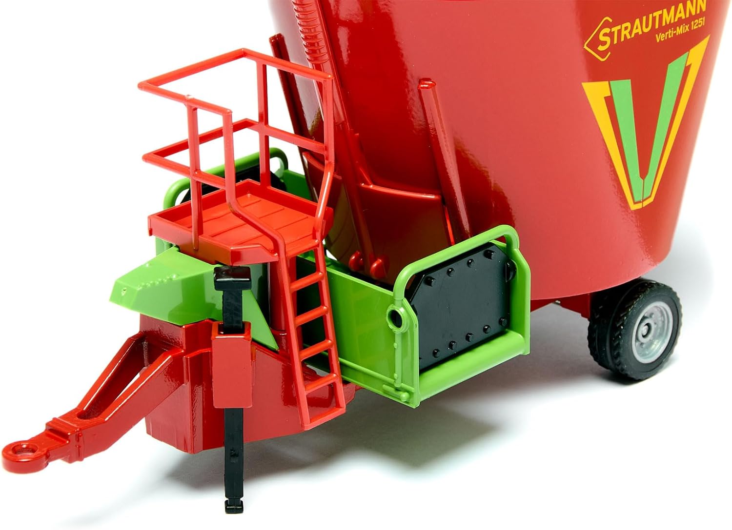 Thumbnail 1 de siku 2450 Strautmann Futtermischwagen (1:32) – rot, Metall/Kunststoff mit beweglichem Futtermischer