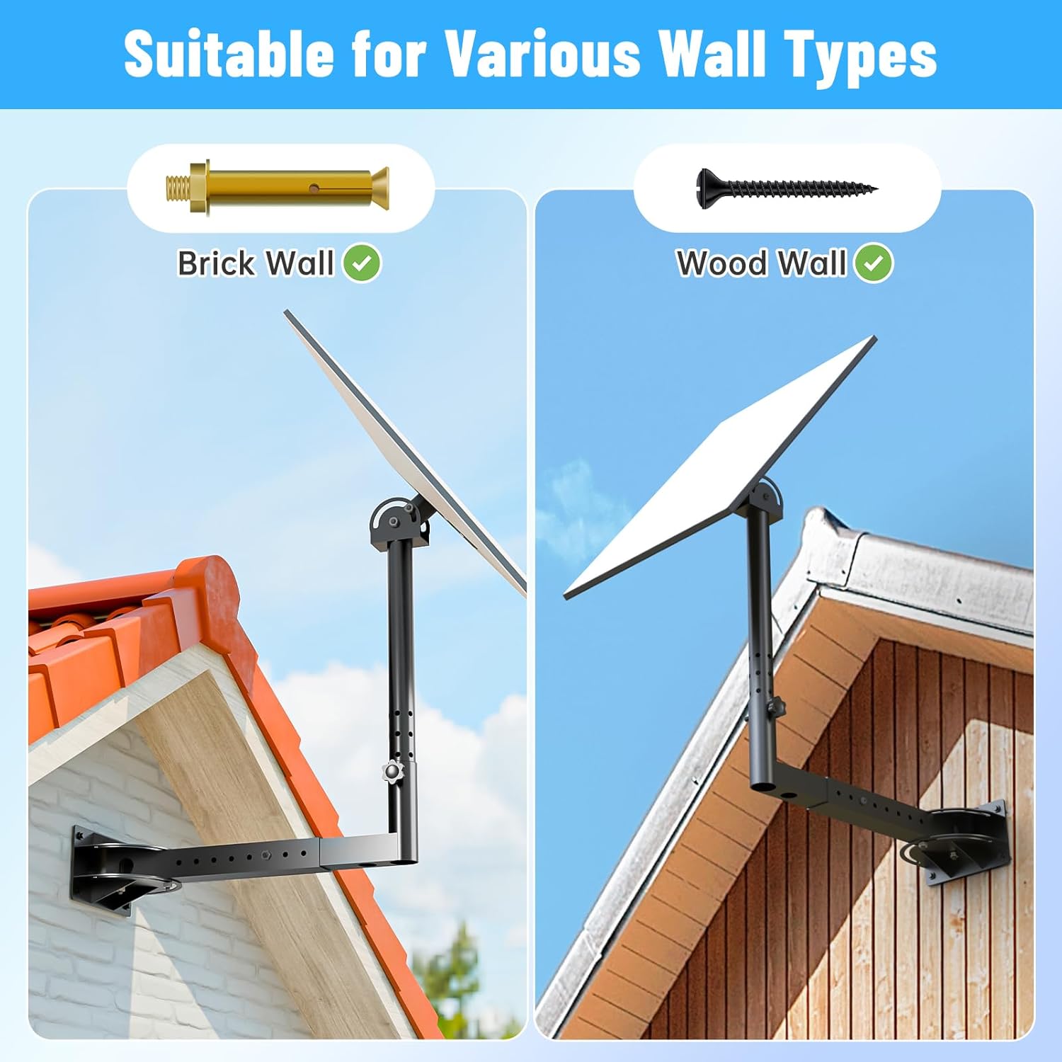 Thumbnail 6 de NiHome Adjustable Roof Mounting Kit for Starlink 📡