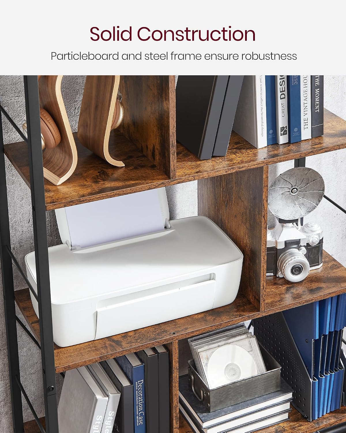 Thumbnail 6 de VASAGLE LBC121B01 bookcase storage 5 tiers
