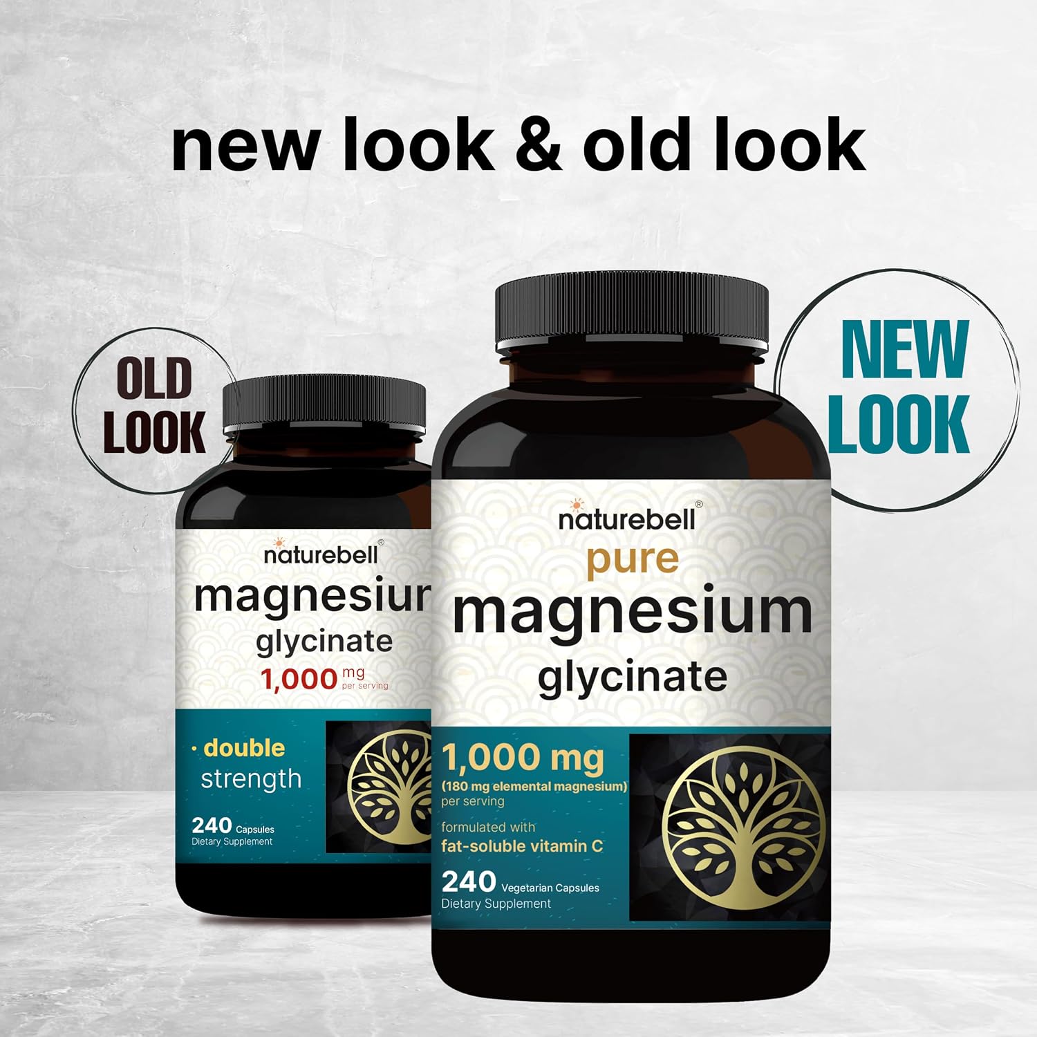 Detalle de NatureBell Magnesium Glycinate Capsules 240 Count