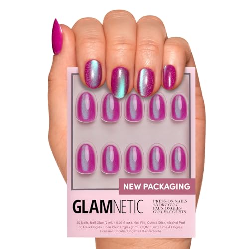 Detalle de Glamnetic Press On Nails Berry Fizz 30-piece ๐