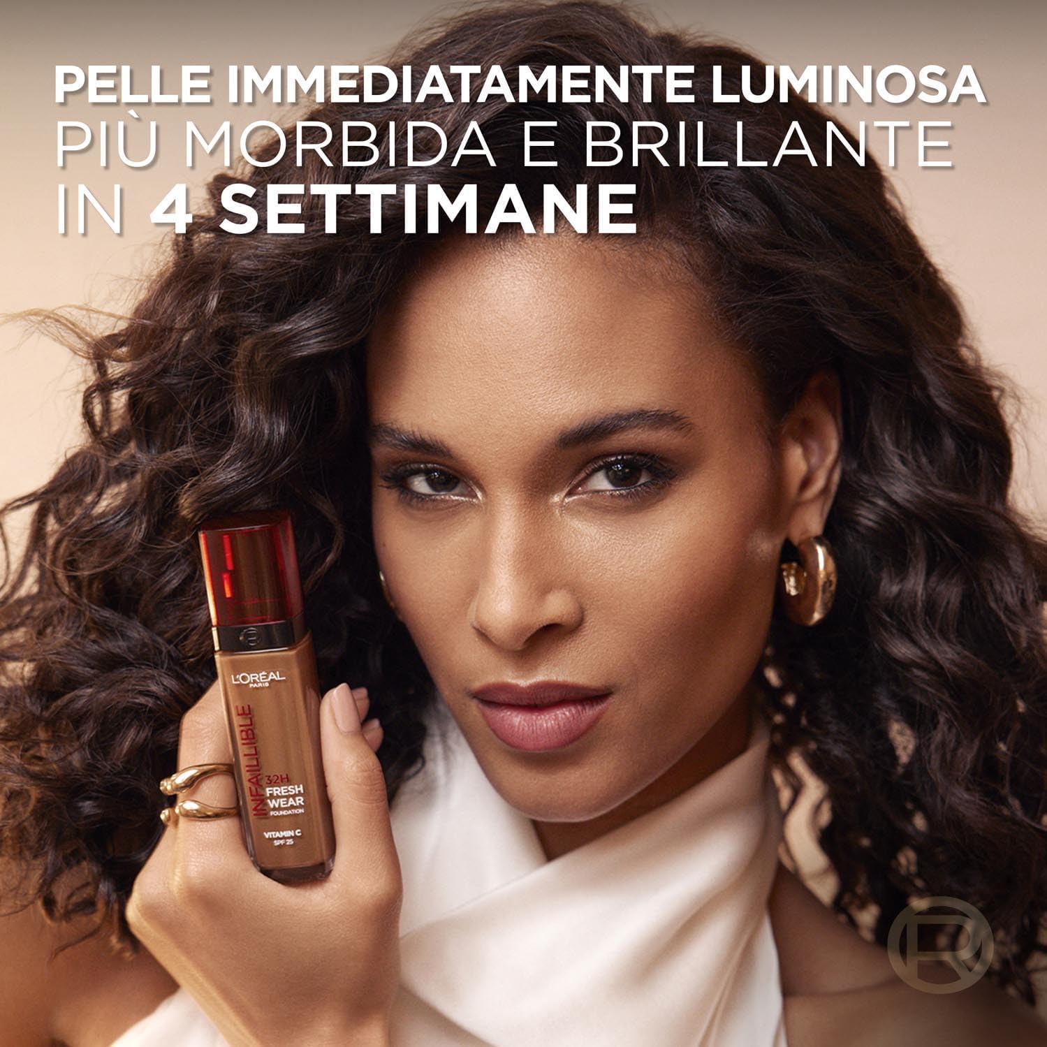 Detalle de L'Oréal Paris Infaillible 32H Fresh Wear SPF25 Coprente Liquido Waterproof 110 Vanille Rosé (30 ml)