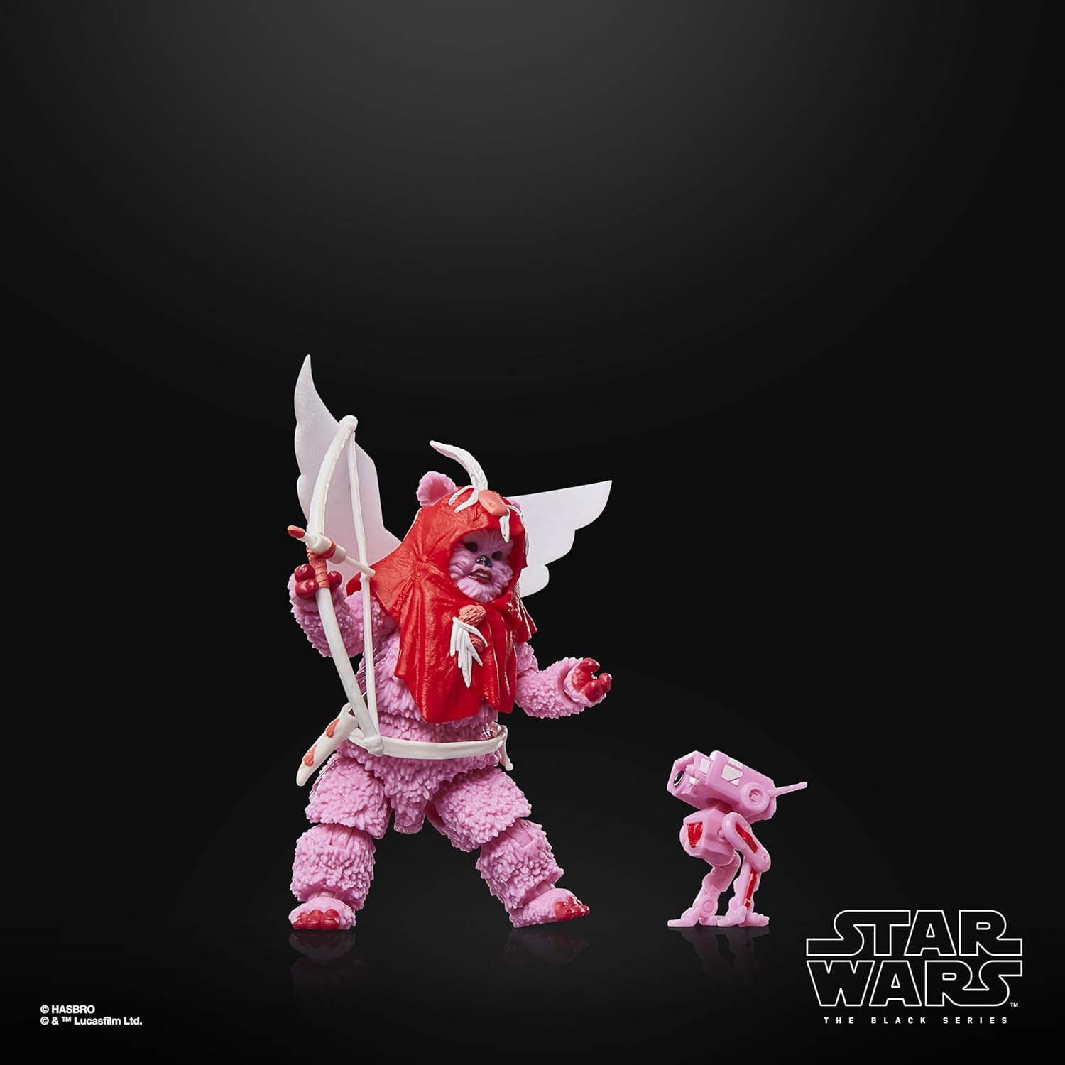 Thumbnail 2 de Star Wars The Black Series Ewok (Valentine’s Day Edition) — Figurine premium 15 cm