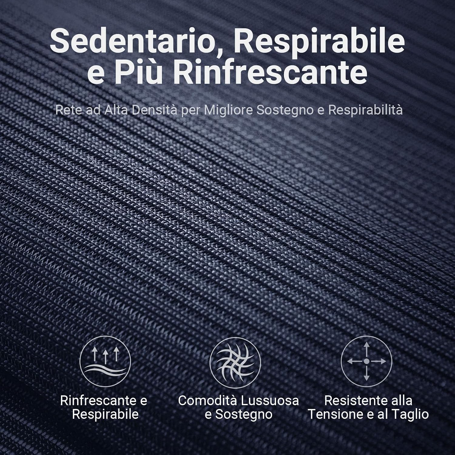 Thumbnail 6 de MELOKEA Sedia da Ufficio Ergonomica Direzionale con Schienale Alto in Rete – EN1335, Poggiatesta Regolabile
