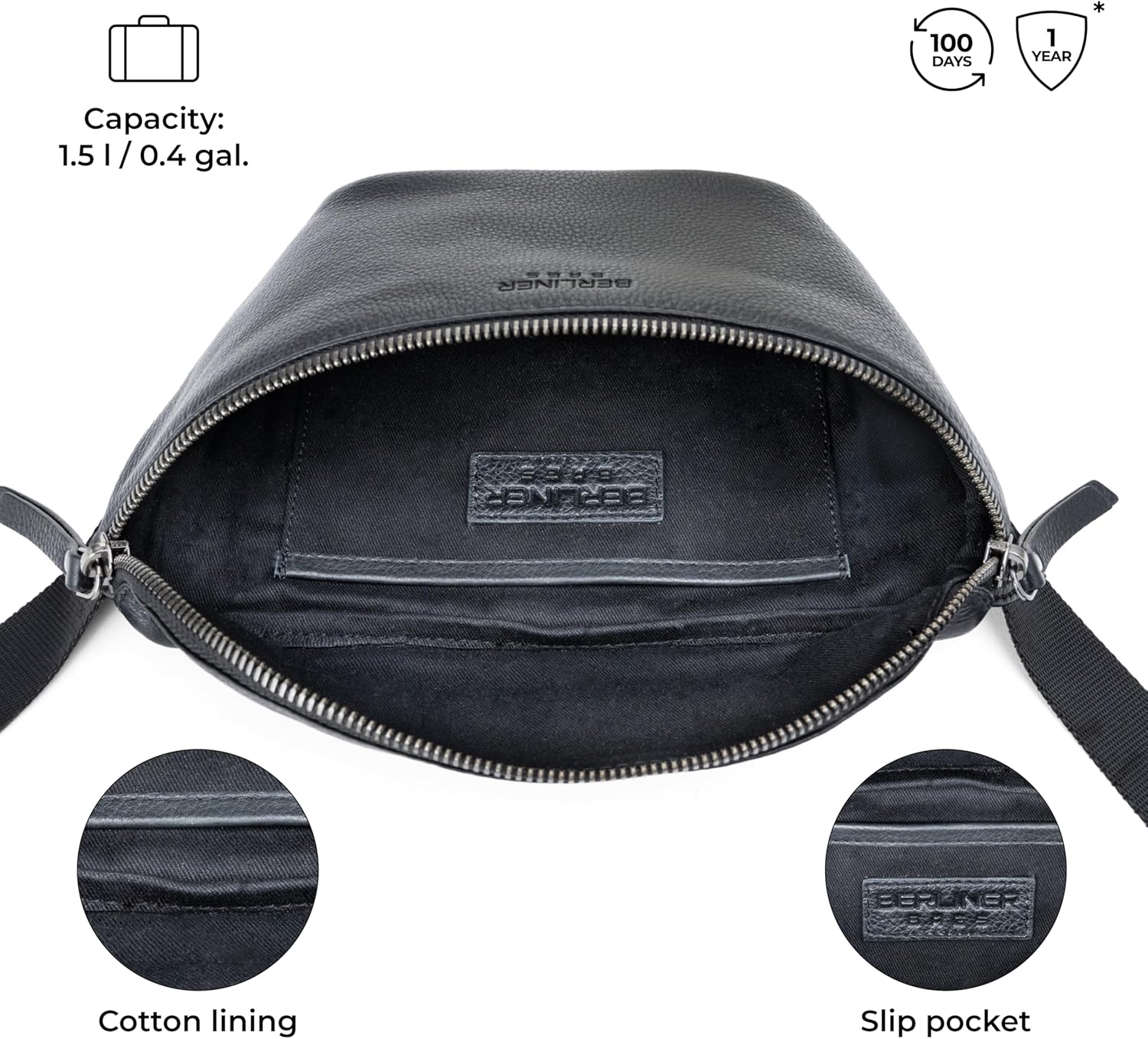Thumbnail 3 de Berliner Bags Noah riñonera piel
