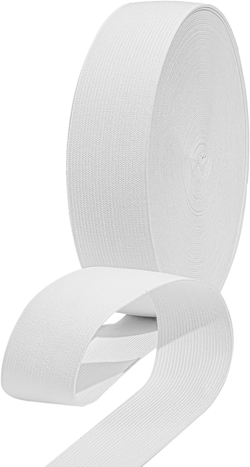 Detalle 2 de HERZONE gummiband 20 m, 35 mm brett, svart i gummi och polyester