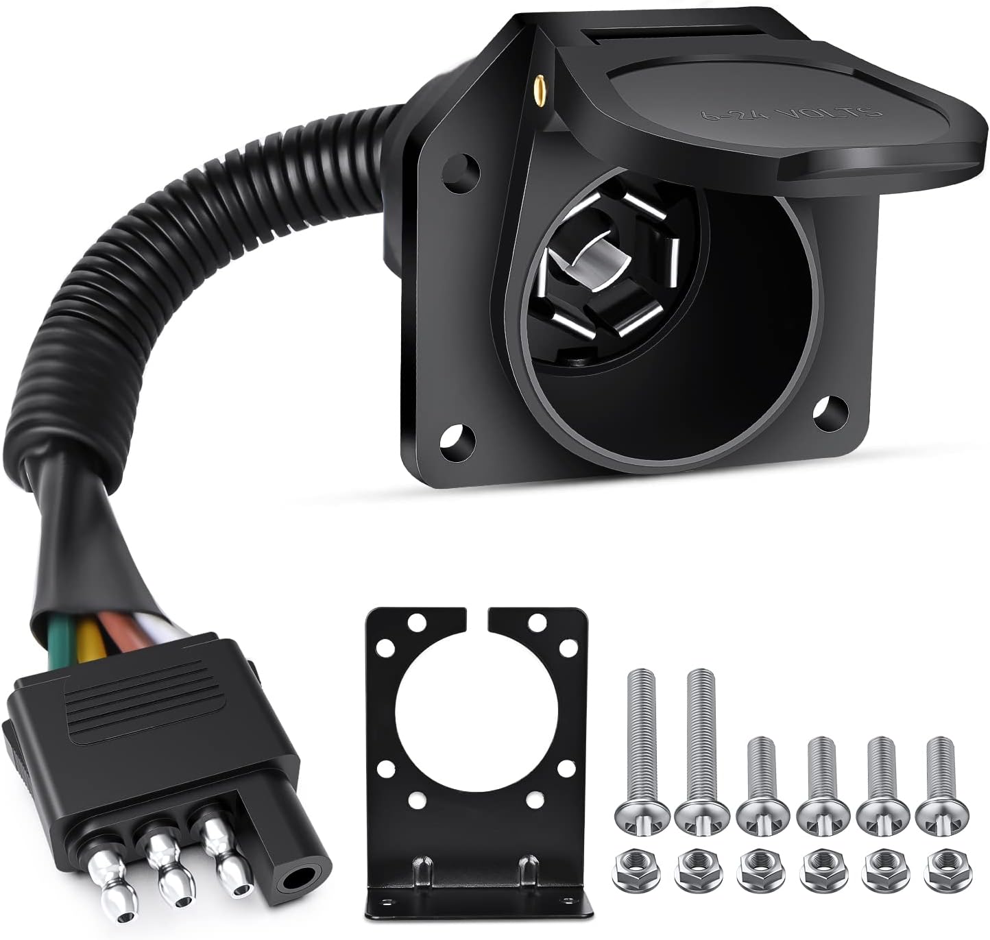 Detalle de Nilight 4 Way to 7 Way Trailer Adapter