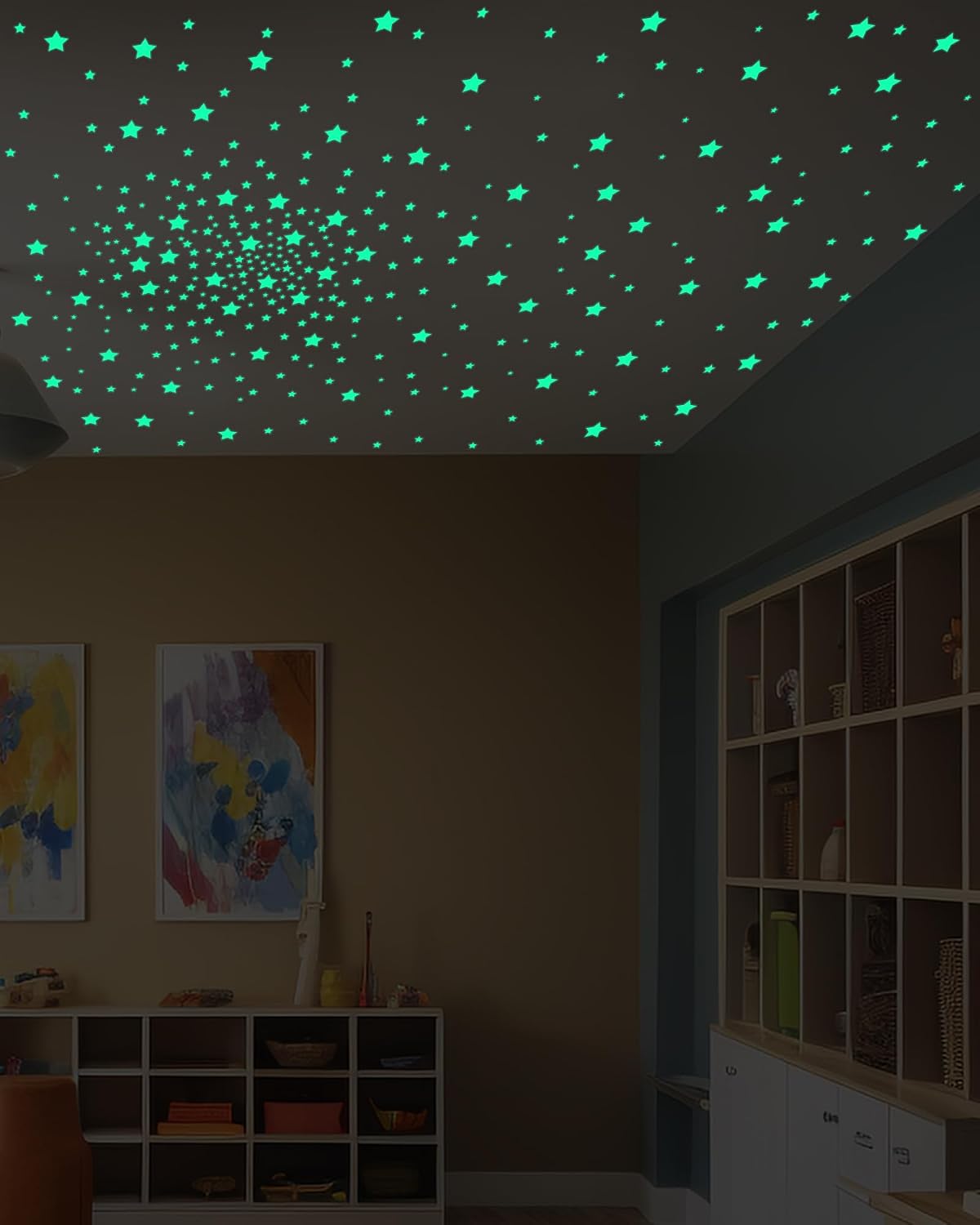 Thumbnail 3 de Greingways ty-glow stars-green-201p Glow-in-the-Dark Star Stickers, 201 Pieces