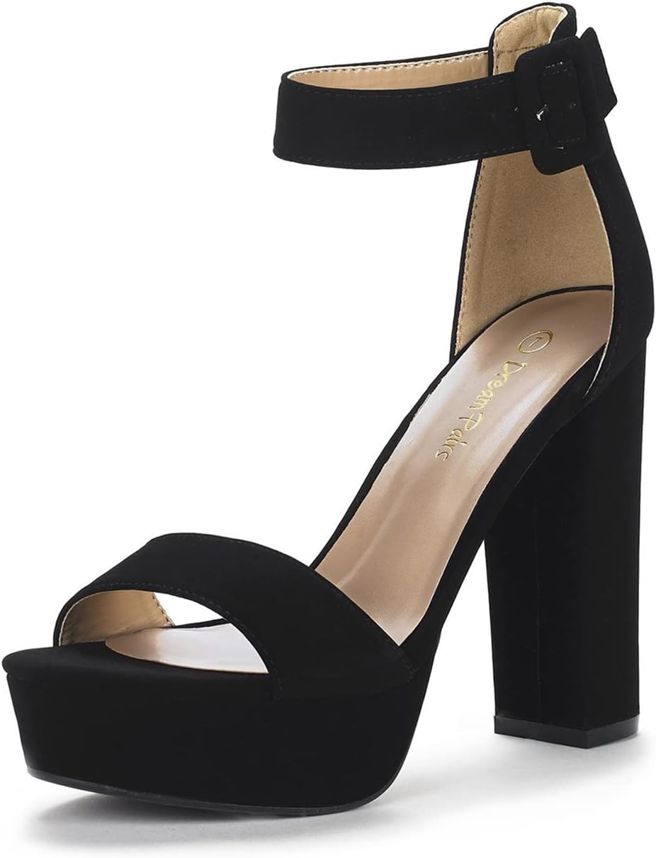Detalle de DREAM PAIRS Platform Heel Sandals 4.5in