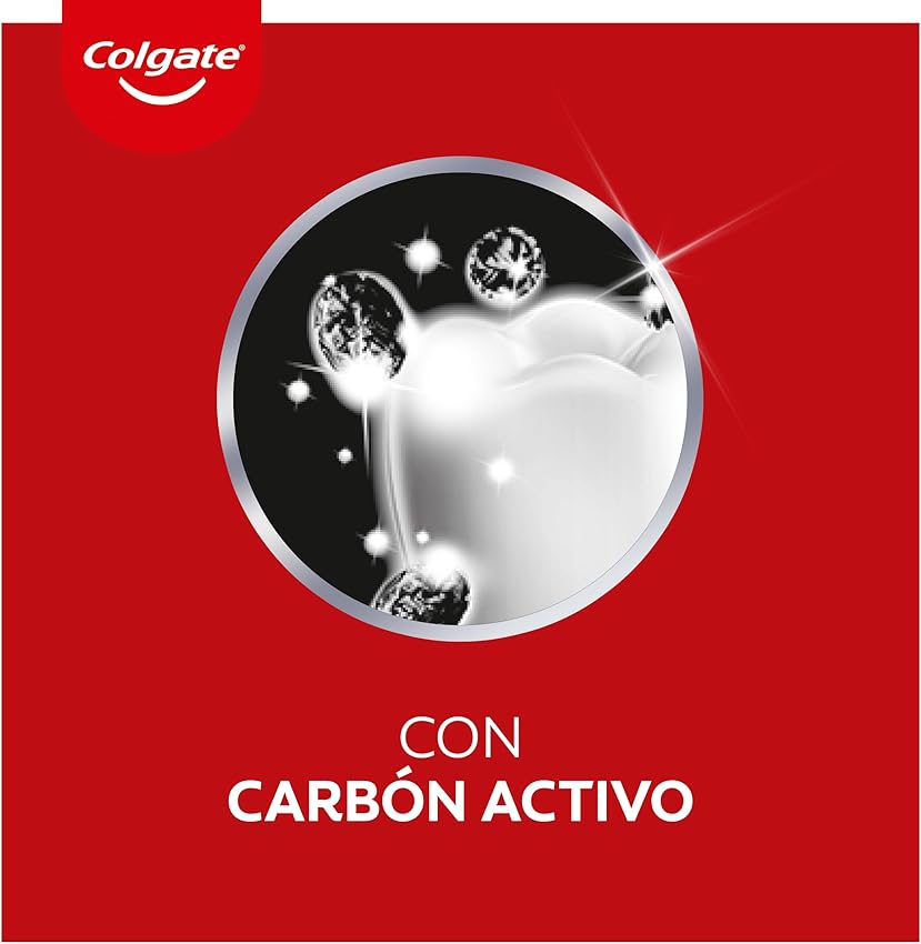 Detalle 2 de Colgate Max White Carbón Activo 12 x 75 ml 🪥