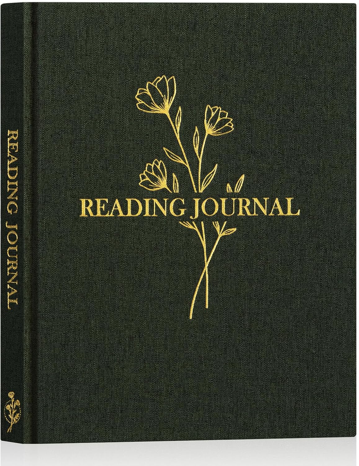 Imagen de Lanpn YJRDRJB-GREEN Reading Journal, Linen Hardcover, 158 Pages, 52 Reviews en OfertitasTOP