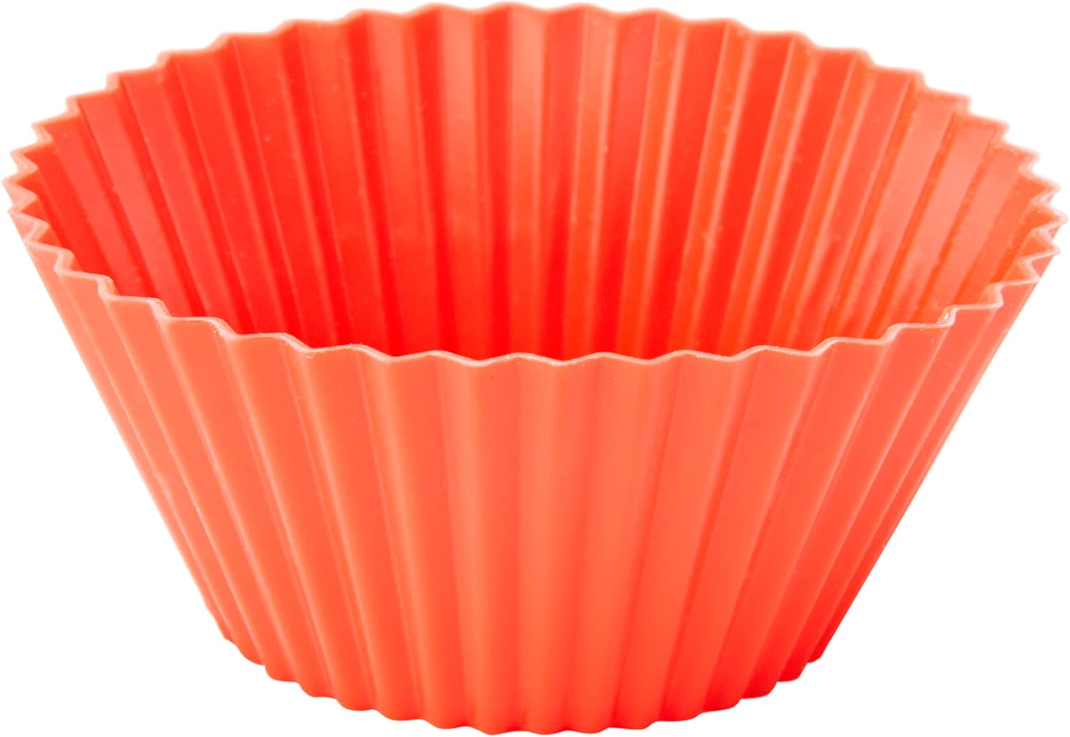 Thumbnail 1 de Lékué Pack de 12 caissettes de muffins en silicone Platine Rouge – 7 cm