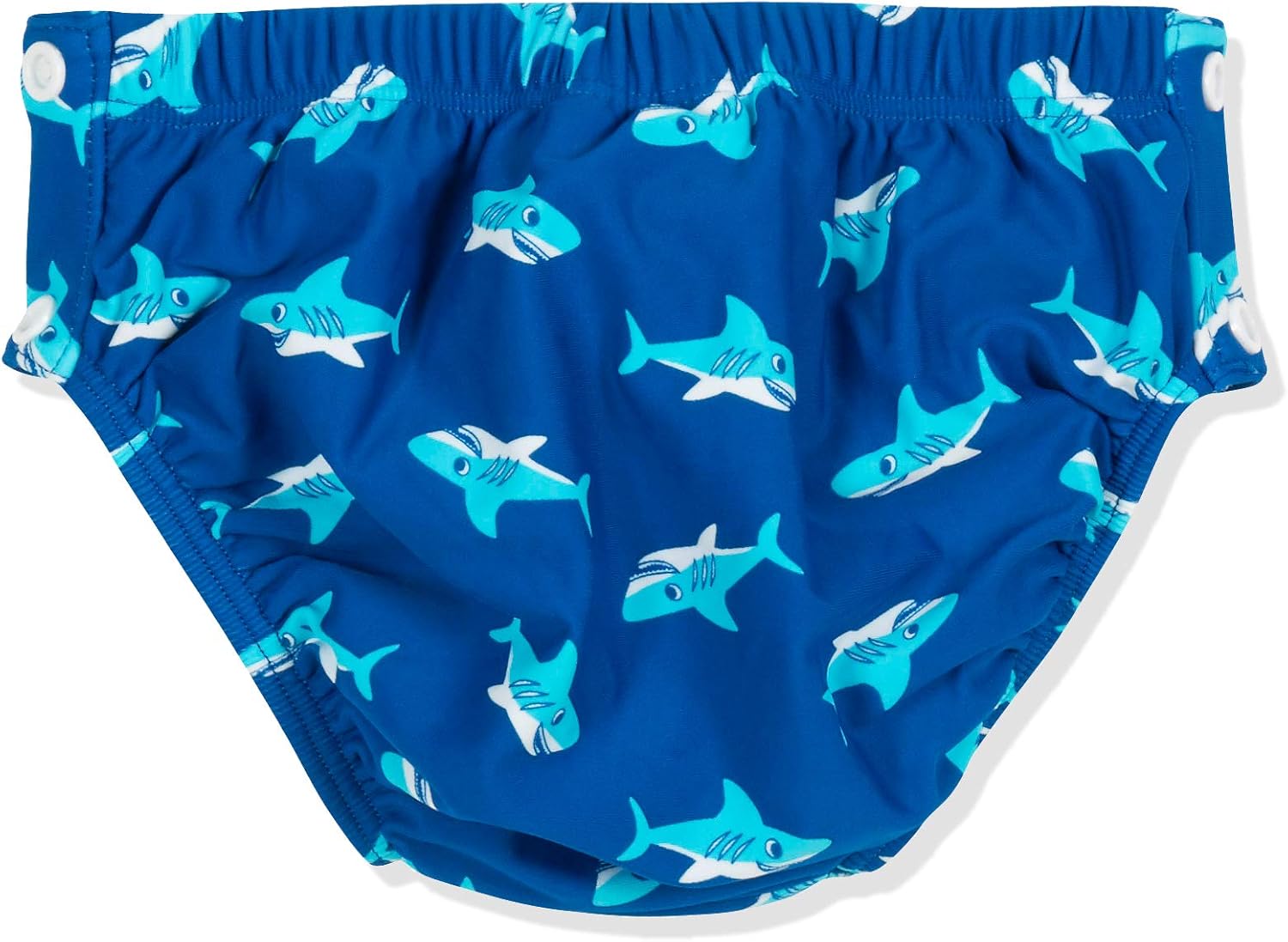 Detalle 2 de Playshoes UV-Schutz Windelhose Hai zum Knöpfen – Couche de bain bébé garçon bleu 74/80