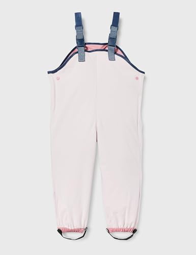 Detalle 2 de Playshoes Matschhose Regenlatzhose Ungefüttert – Unisex Kinder Regenhose Rosa Pastell 80