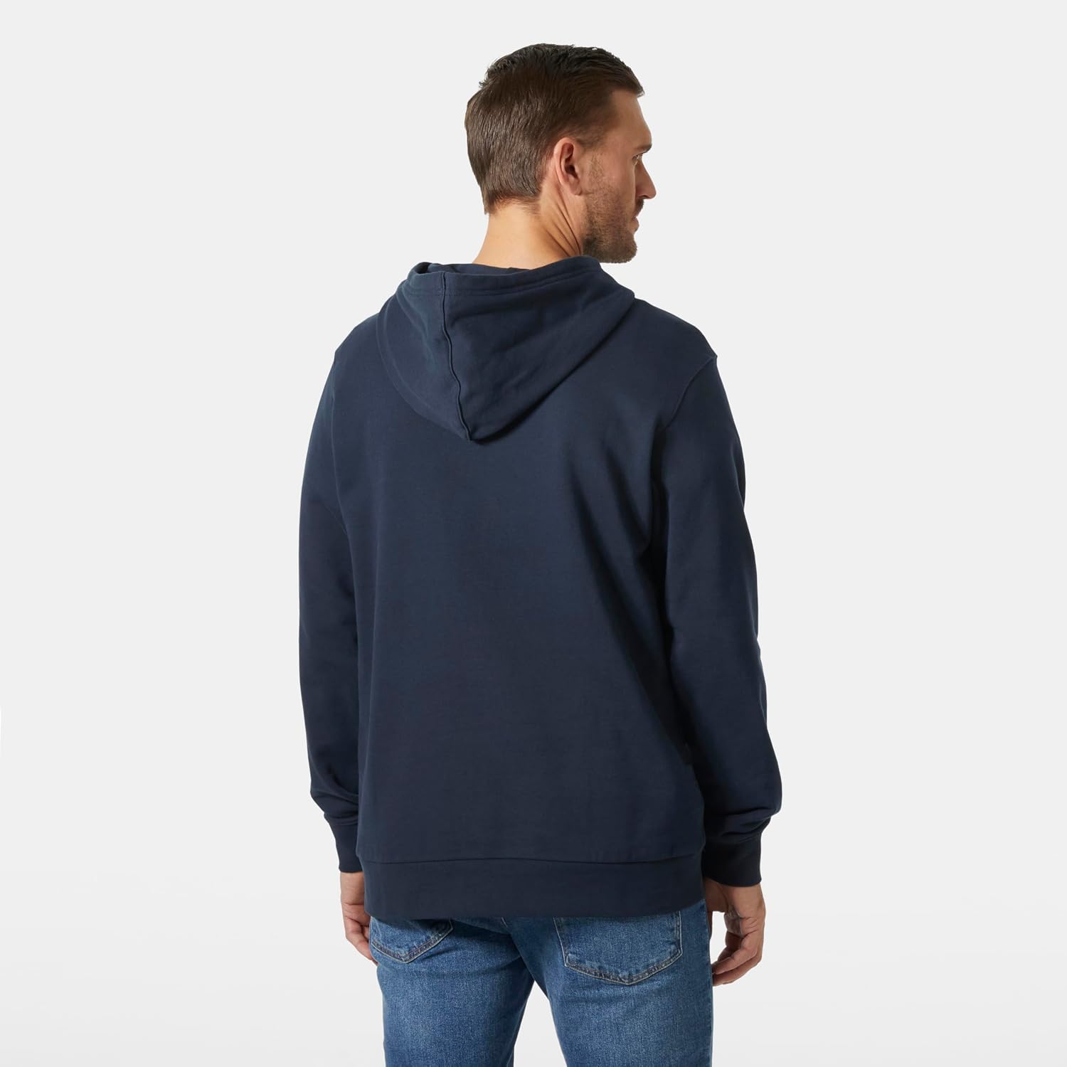 Detalle de Helly Hansen HH Logo Hoodie Uomo: Felpa con Cappuccio in Spugna Francese
