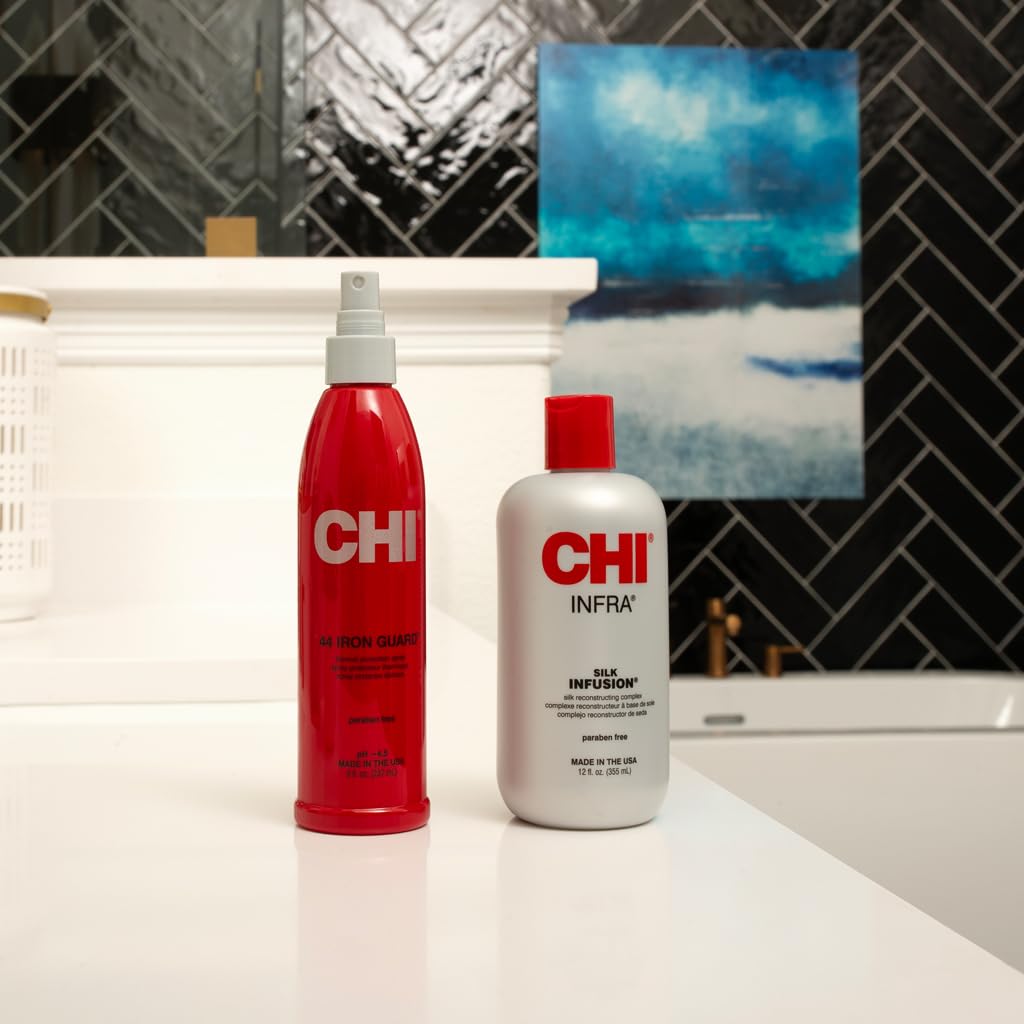 Detalle 2 de CHI Infra Silk Infusion CHI0312 Leave-In Hair Treatment, 12 Oz