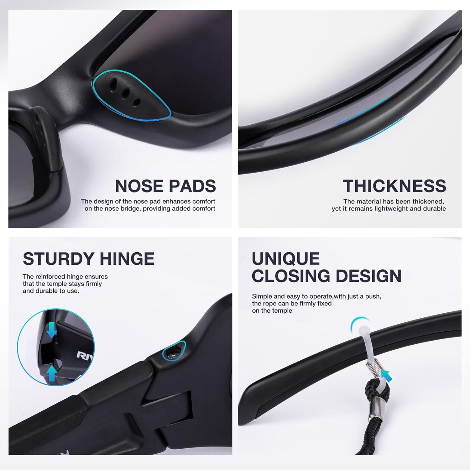 Thumbnail 2 de RIVBOS Sonnenbrille RB832 mit UV400 Schutz