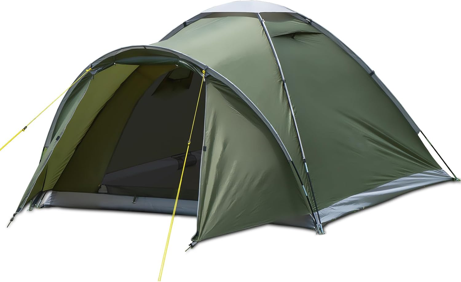 Detalle de Zelt 2-4 Personen mit Vorzelt – Ultraleichtes Kuppelzelt für Camping, Trekking und Festival 2026 Upgrade