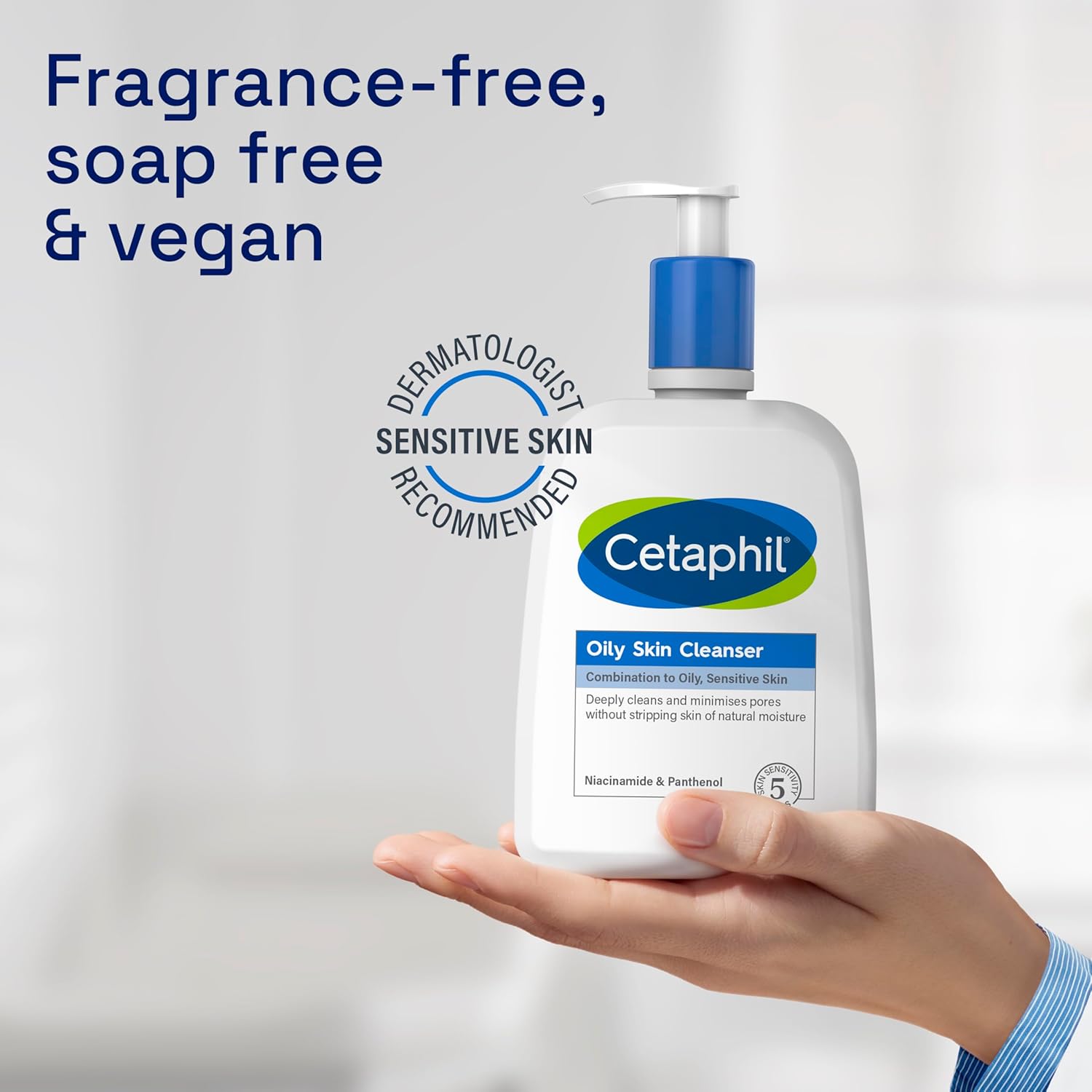 Thumbnail 4 de Cetaphil Oily Skin Cleanser (236ml) with Niacinamide – gel face wash for combination to oily, sensitive skin