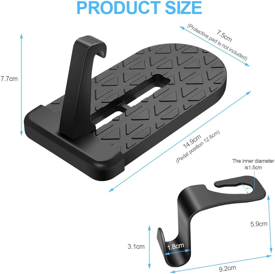 Detalle 2 de URAQT Klappbares Türpedal 550 lb