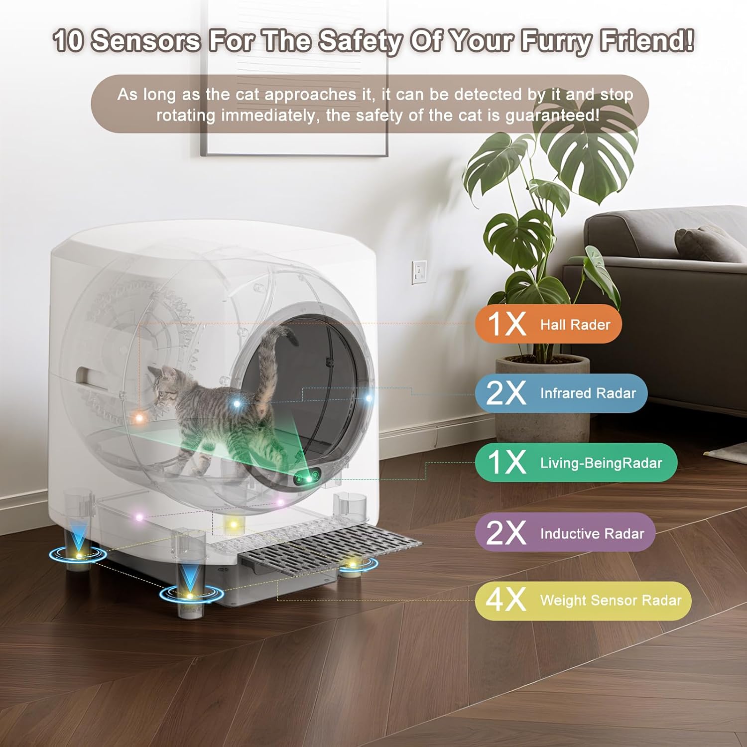 Thumbnail 3 de Ellenpent Automatic Litter Box 90L 🐾