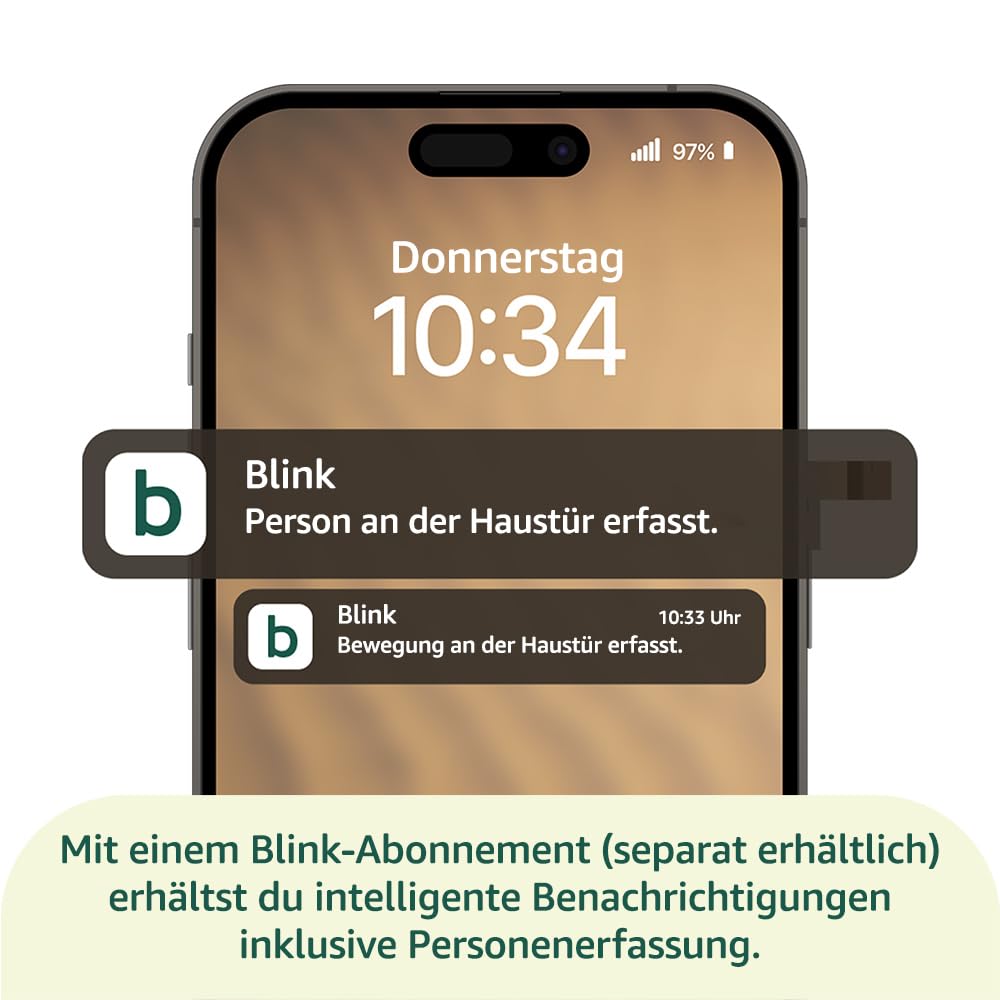 Thumbnail 6 de Blink Videotürklingel | Einzelgerät – Kopf- bis Fuß-Aufnahme in HD, 2 Jahre Batterielaufzeit, IP65, Alexa-Kompatibilität